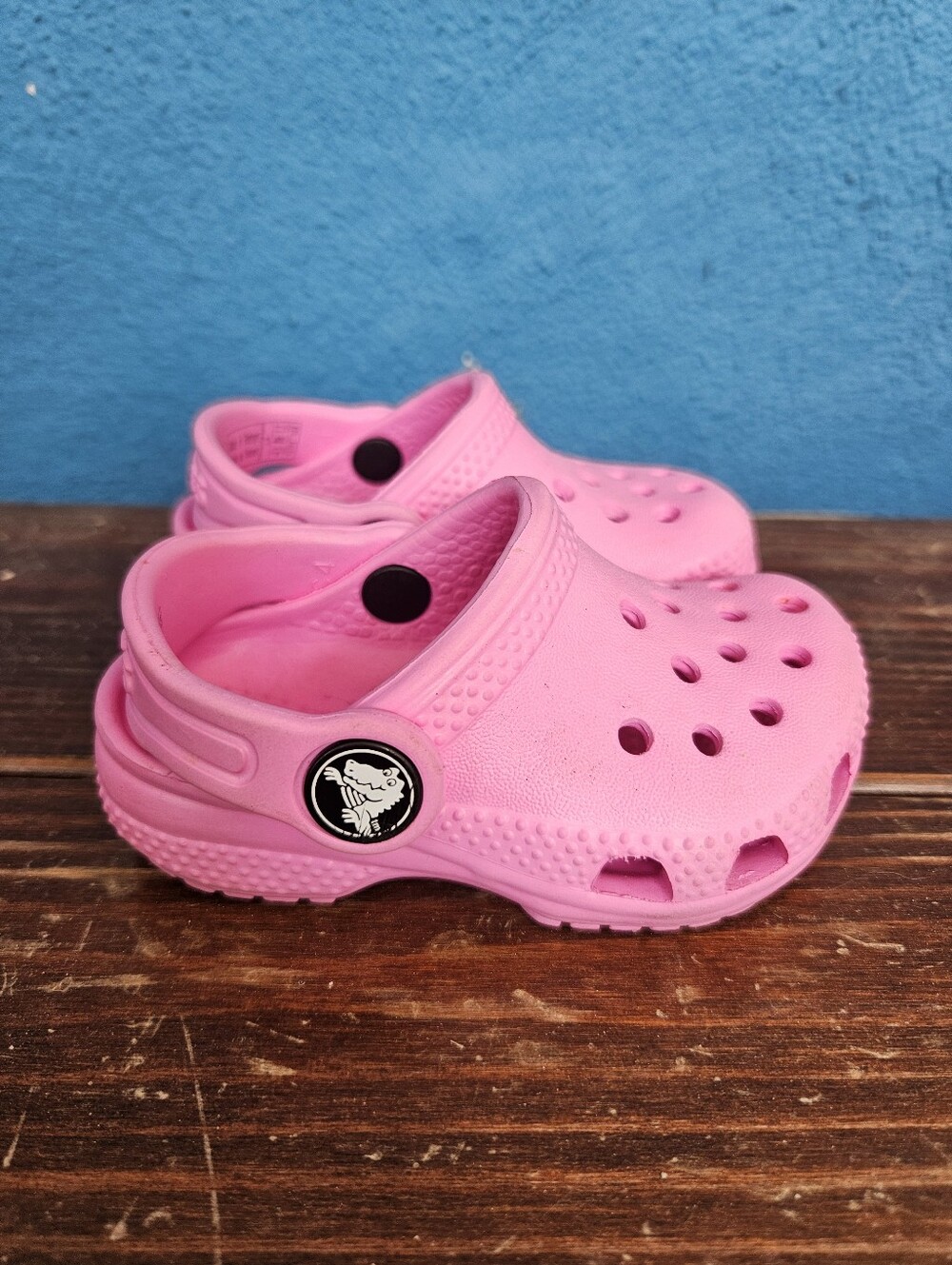 Baby/Toddler Crocs Pink C4 Summer Clogs